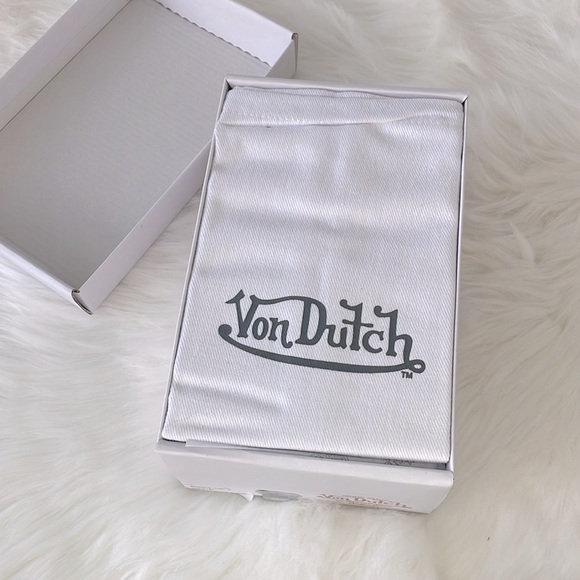 Von Dutch Barbershop Print Crossbody Bag - Picture 11 of 13